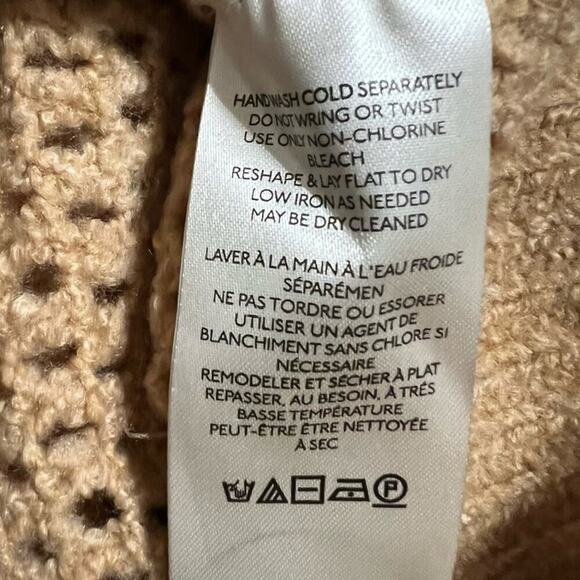 Free People Care FP Snowdrift Pullover Sweater in Camel Heather - Picture 15 of 16